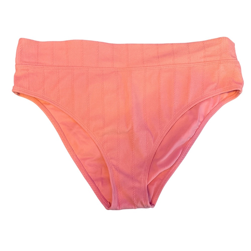 Ninety Nine Women Pink Textured Bikini Swim Bottoms‎ XL